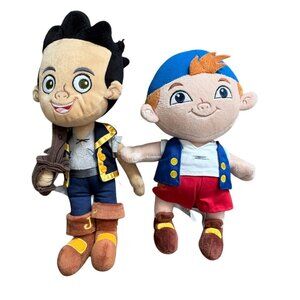Disney Junior Jake And The Neverland Pirates Jake & Cubby Plush-11 in